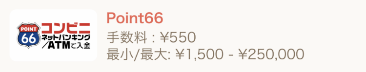 遊雅堂出金・ポイント66